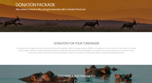 Safaris for Charity